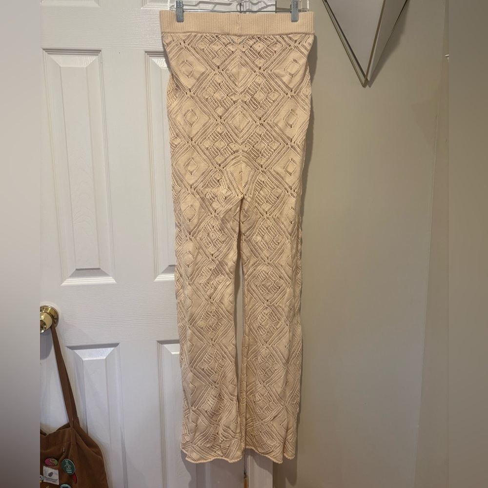 Free People women’s knit coverup flare Pants